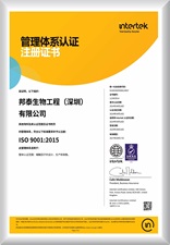 ISO 9001:2015 Quality Management System Certification